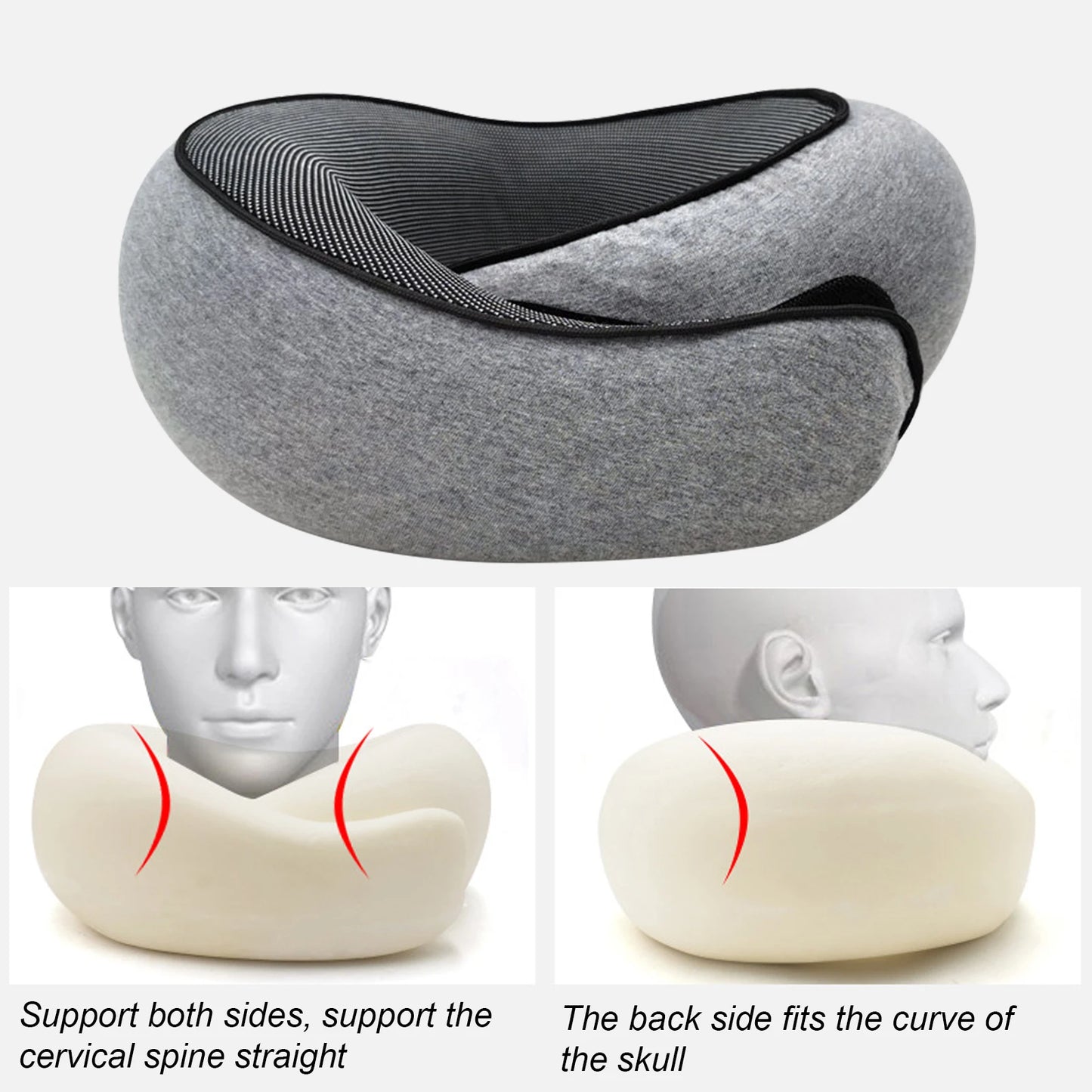 **Travel Pillow: U-Shape Memory Foam **